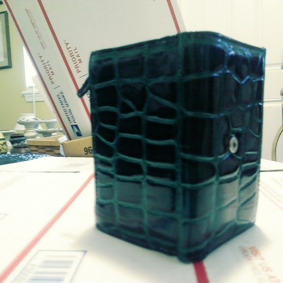 👛 YANG GUAN DESIGNER GREEN PURSE.🎋 - Picture 3 of 5